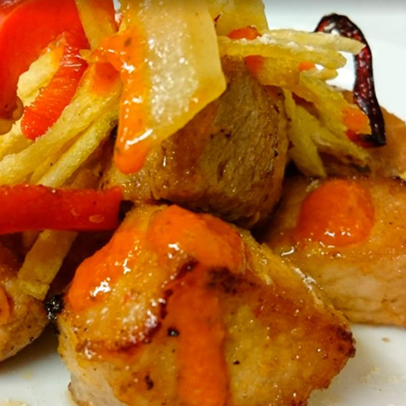 Bodegón Casa Matías carne con verduras