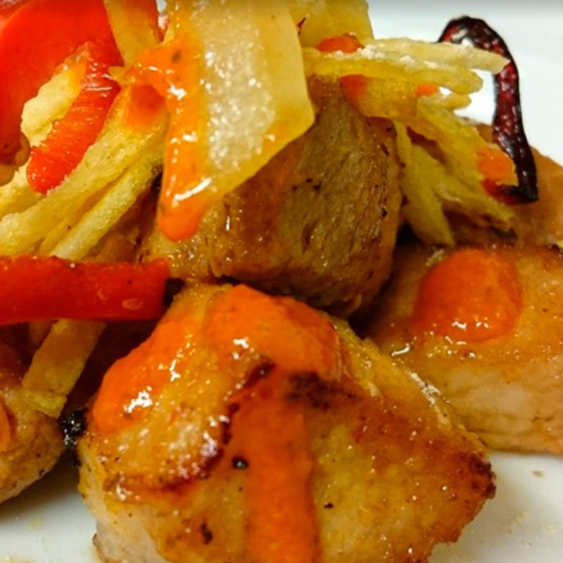 Bodegón Casa Matías carne con verduras